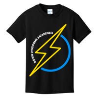 Down Syndrome Awareness Lightning Bolt Kids T-Shirt