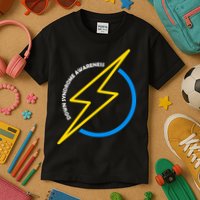 Down Syndrome Awareness Lightning Bolt Kids T-Shirt