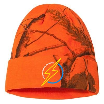 Down Syndrome Awareness Lightning Bolt Kati Licensed 12" Camo Beanie