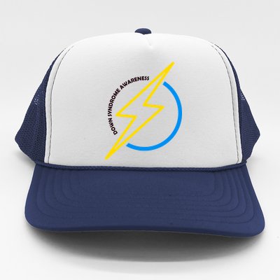 Down Syndrome Awareness Lightning Bolt Trucker Hat