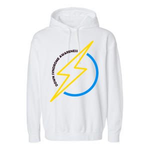 Down Syndrome Awareness Lightning Bolt Garment-Dyed Fleece Hoodie