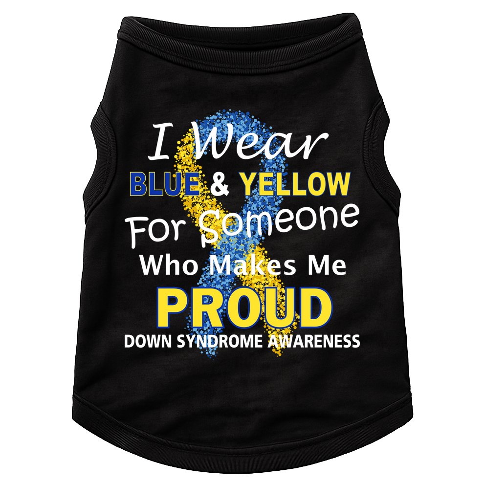 Down Syndrome Awareness Makes Me Proud Doggie Tank