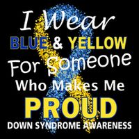 Down Syndrome Awareness Makes Me Proud Drawstring Bag