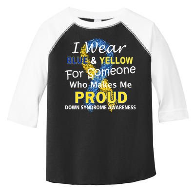 Down Syndrome Awareness Makes Me Proud Toddler Fine Jersey T-Shirt