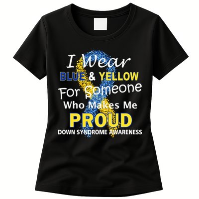 Down Syndrome Awareness Makes Me Proud Womens T-Shirt