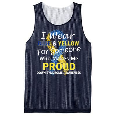 Down Syndrome Awareness Makes Me Proud Mesh Reversible Basketball Jersey Tank