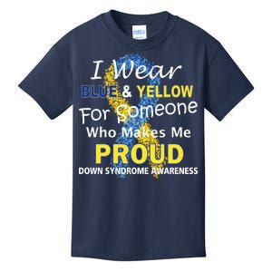 Down Syndrome Awareness Makes Me Proud Kids T-Shirt