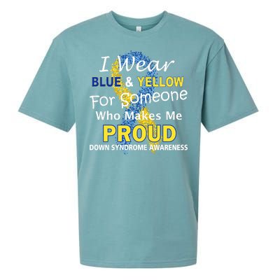 Down Syndrome Awareness Makes Me Proud Sueded Cloud Jersey T-Shirt