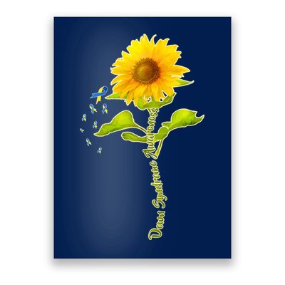 Down Syndrome Awareness Sunflower Poster