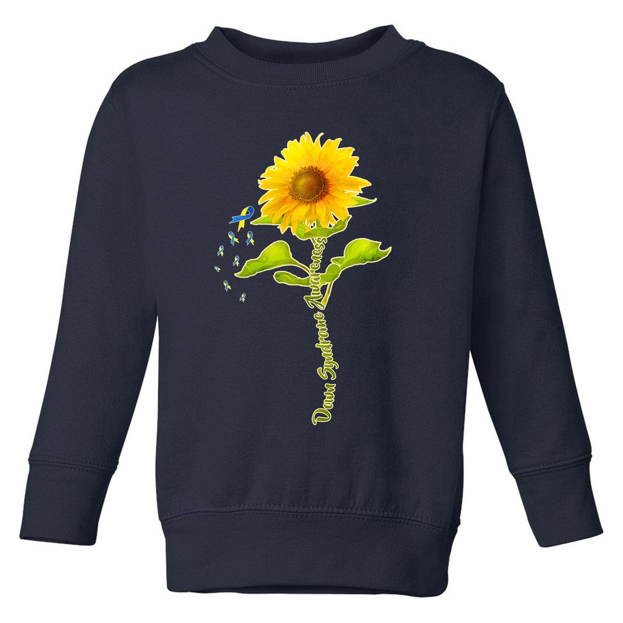 Down Syndrome Awareness Sunflower Toddler Sweatshirt