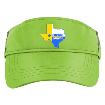 Down Syndrome Awareness Texas State Adult Drive Performance Visor