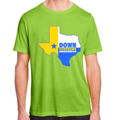 Down Syndrome Awareness Texas State Adult ChromaSoft Performance T-Shirt