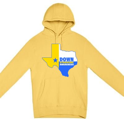 Down Syndrome Awareness Texas State Premium Pullover Hoodie