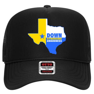 Down Syndrome Awareness Texas State High Crown Mesh Back Trucker Hat