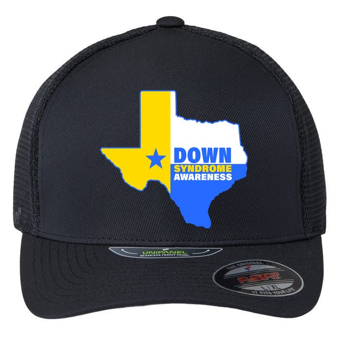 Down Syndrome Awareness Texas State Flexfit Unipanel Trucker Cap