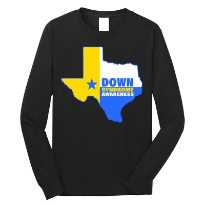 Down Syndrome Awareness Texas State Long Sleeve Shirt