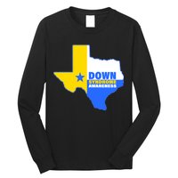 Down Syndrome Awareness Texas State Long Sleeve Shirt