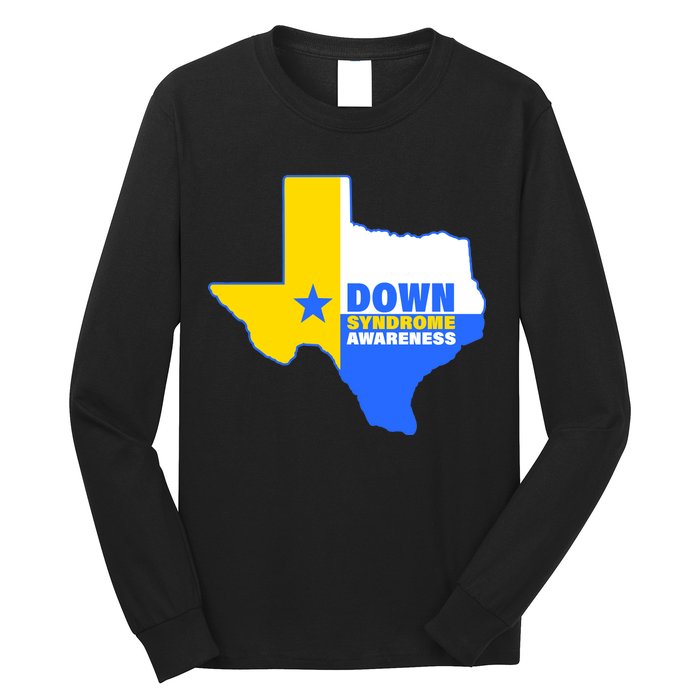 Down Syndrome Awareness Texas State Long Sleeve Shirt