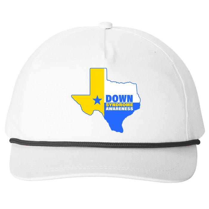 Down Syndrome Awareness Texas State Snapback Five-Panel Rope Hat