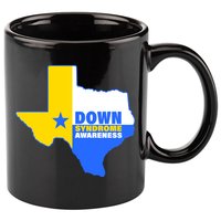 Down Syndrome Awareness Texas State 11oz C Handle Ceramic Mug