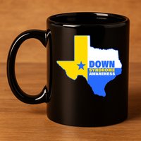 Down Syndrome Awareness Texas State 11oz C Handle Ceramic Mug