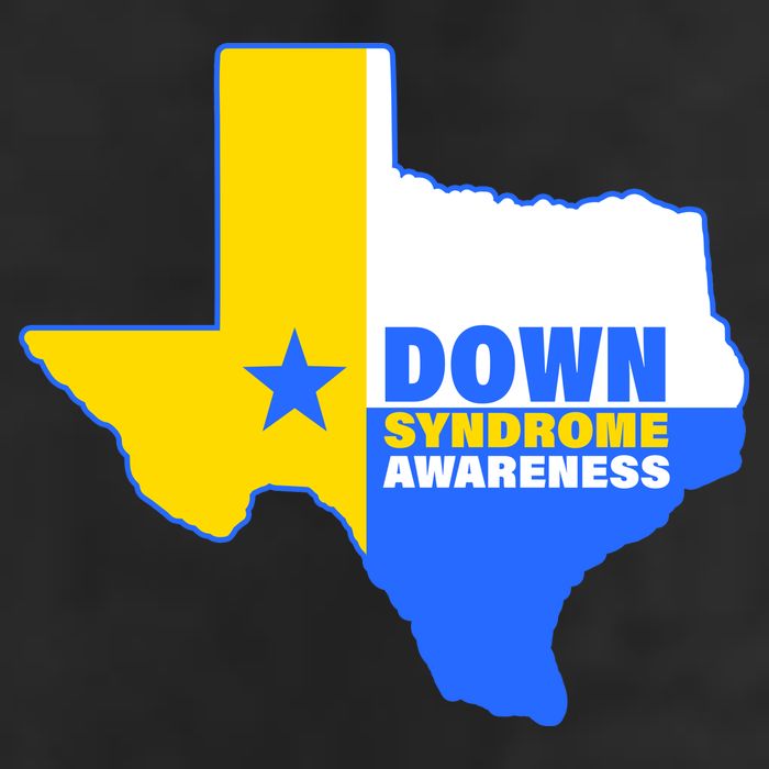 Down Syndrome Awareness Texas State 11oz C Handle Ceramic Mug