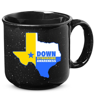 Down Syndrome Awareness Texas State 15oz Campfire Ceramic Mug