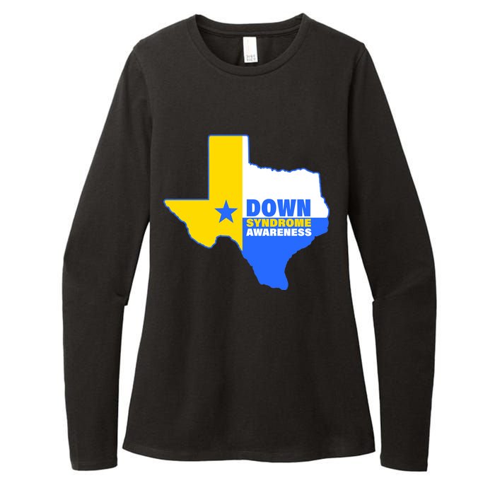 Down Syndrome Awareness Texas State Womens CVC Long Sleeve Shirt