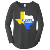 Down Syndrome Awareness Texas State Women's Perfect Tri Tunic Long Sleeve Shirt