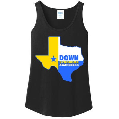 Down Syndrome Awareness Texas State Ladies Essential Tank