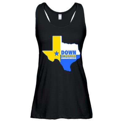 Down Syndrome Awareness Texas State Ladies Essential Flowy Tank