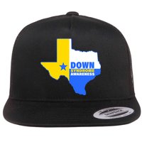 Down Syndrome Awareness Texas State Flat Bill Trucker Hat