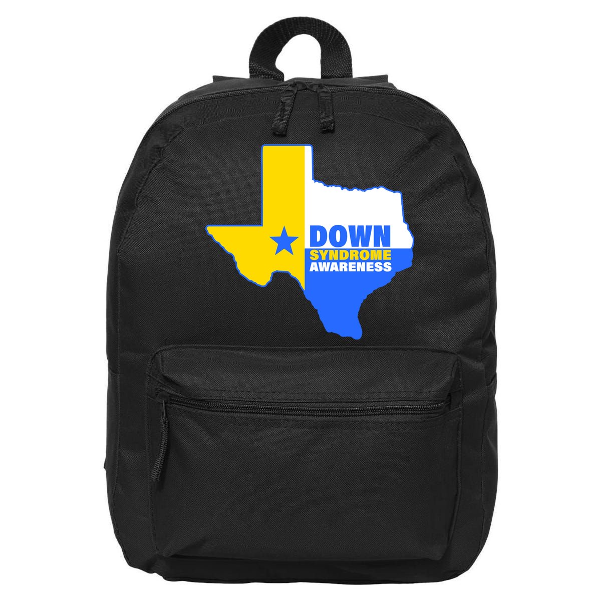 Down Syndrome Awareness Texas State 16 in Basic Backpack