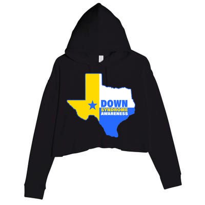 Down Syndrome Awareness Texas State Crop Fleece Hoodie