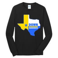 Down Syndrome Awareness Texas State Tall Long Sleeve T-Shirt