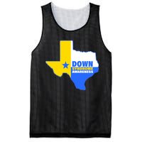 Down Syndrome Awareness Texas State Mesh Reversible Basketball Jersey Tank