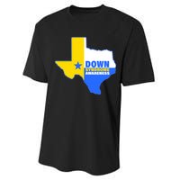 Down Syndrome Awareness Texas State Performance Sprint T-Shirt