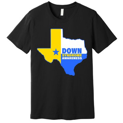 Down Syndrome Awareness Texas State Premium T-Shirt