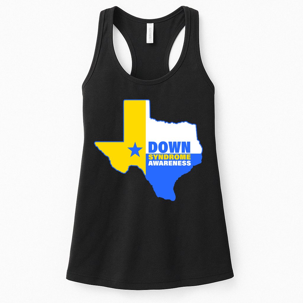 Down Syndrome Awareness Texas State Womens Tank Top