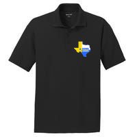 Down Syndrome Awareness Texas State PosiCharge RacerMesh Polo