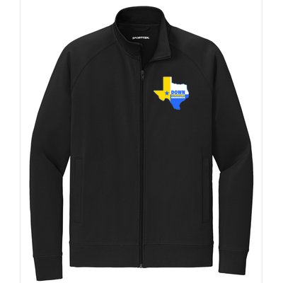 Down Syndrome Awareness Texas State Stretch Full-Zip Cadet Jacket