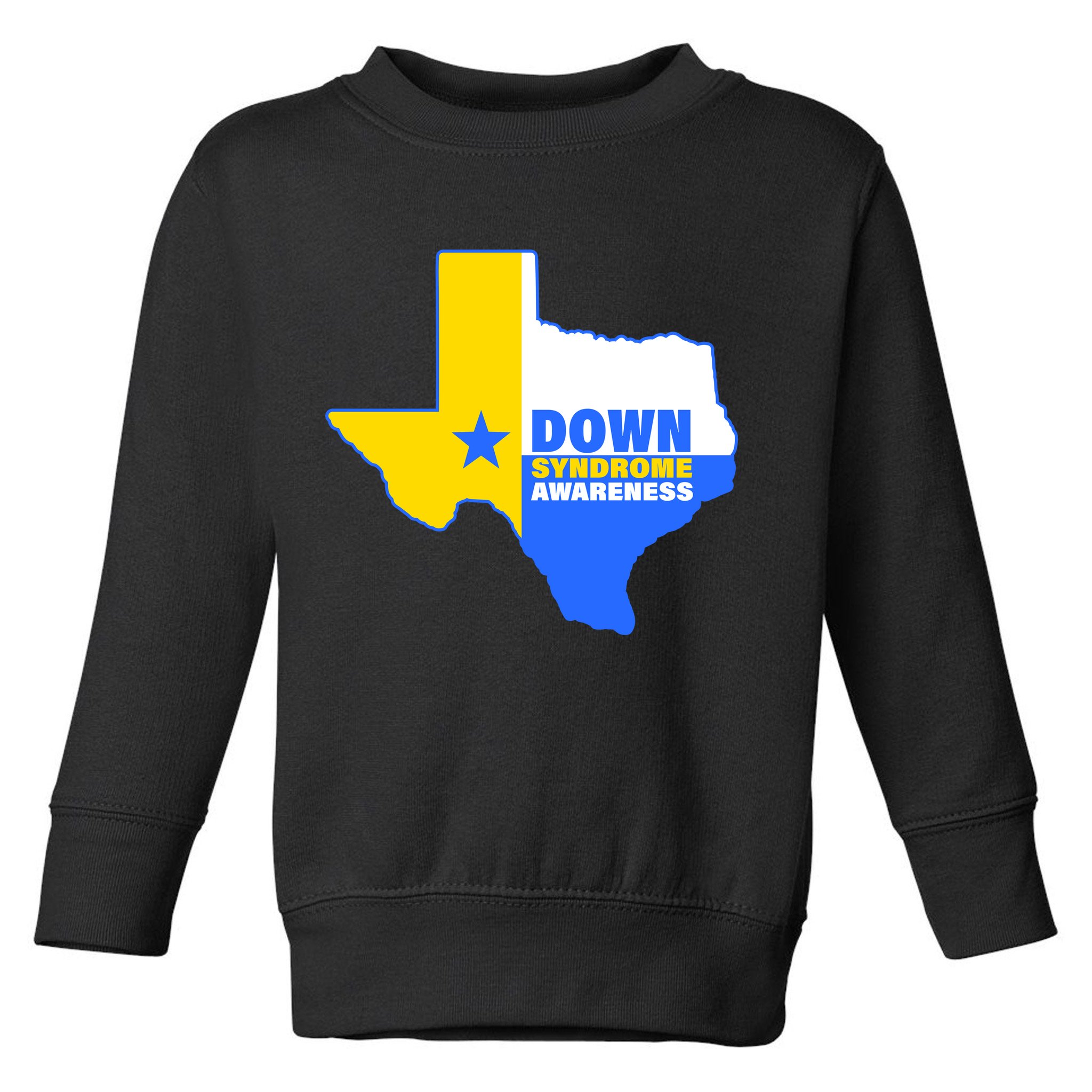 Down Syndrome Awareness Texas State Toddler Sweatshirt