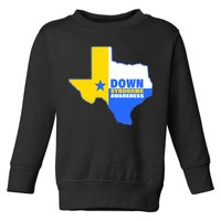 Down Syndrome Awareness Texas State Toddler Sweatshirt