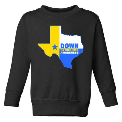 Down Syndrome Awareness Texas State Toddler Sweatshirt