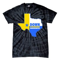 Down Syndrome Awareness Texas State Tie-Dye T-Shirt