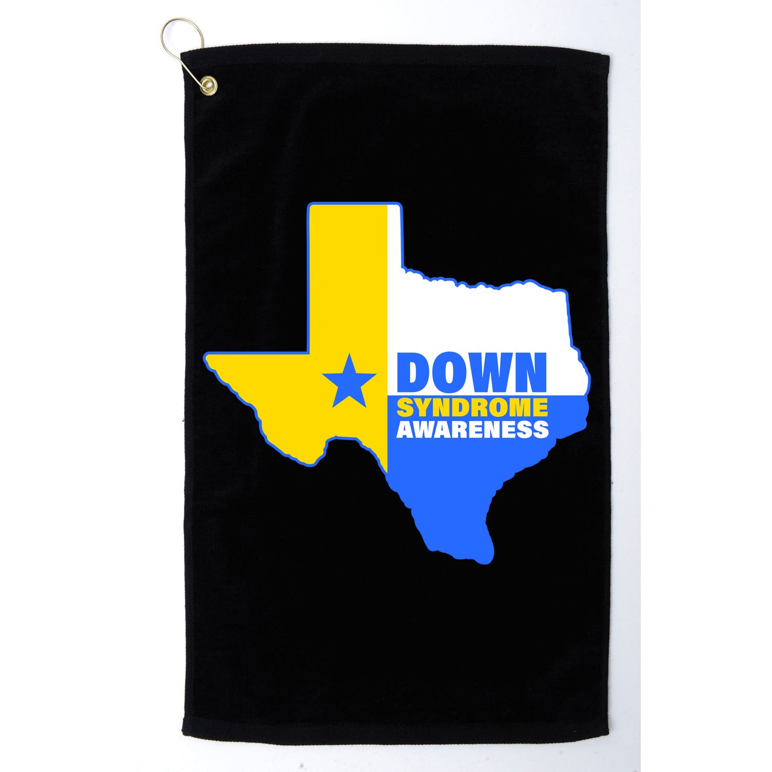 Down Syndrome Awareness Texas State Golf Towel