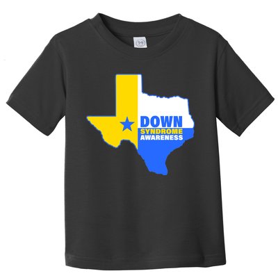 Down Syndrome Awareness Texas State Toddler T-Shirt