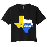 Down Syndrome Awareness Texas State Women's Crop Top Tee