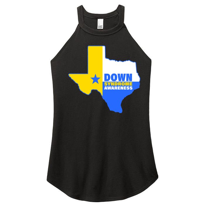 Down Syndrome Awareness Texas State Women's Perfect Tri Rocker Tank