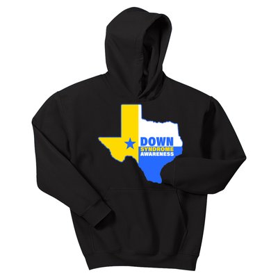 Down Syndrome Awareness Texas State Kids Hoodie